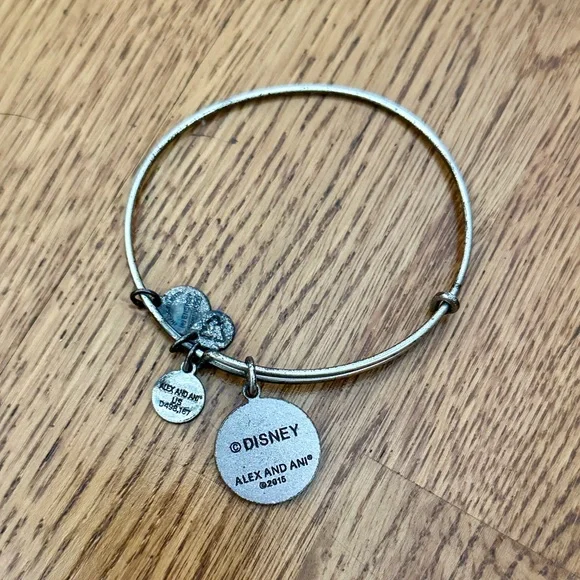 Alex and Ani Bundle of 4 Disney Silver Colored Bracelets - Picture 9 of 10